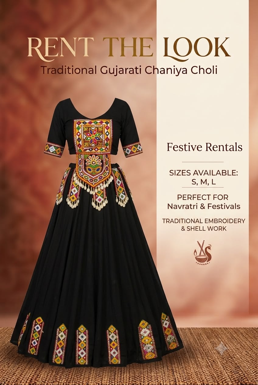 Sample 7, traditional Gujarati Chaniya Choli from Rent The Look